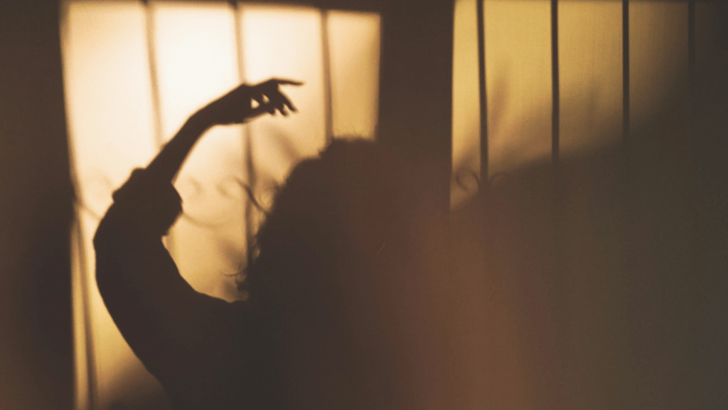 silhouette of person in soft light representing emotional confusion and trauma recovery after gaslighting